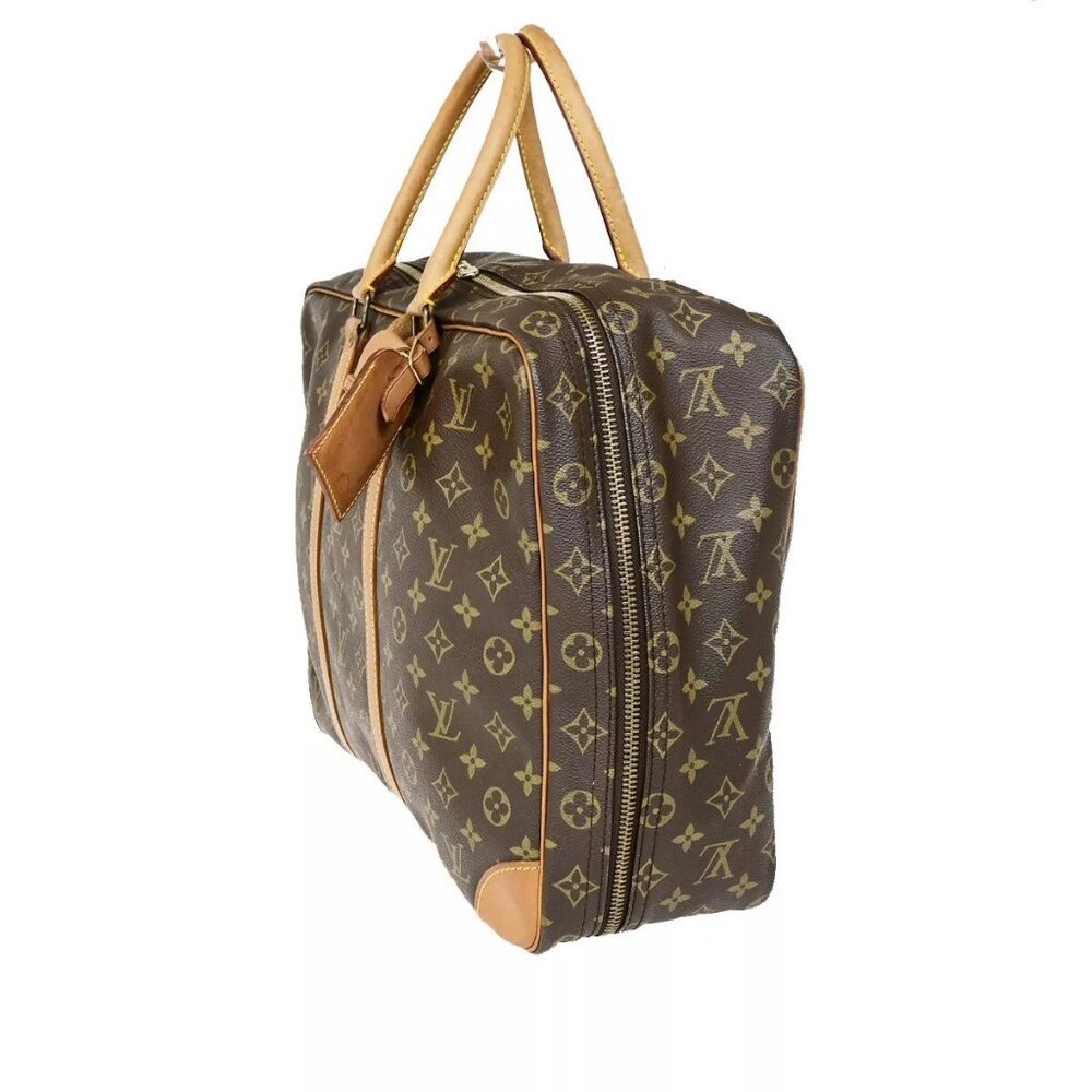 LOUIS VUITTON Sirius 45 Travel Hand Bag Monogram Leather Brown - Picture 2 of 15